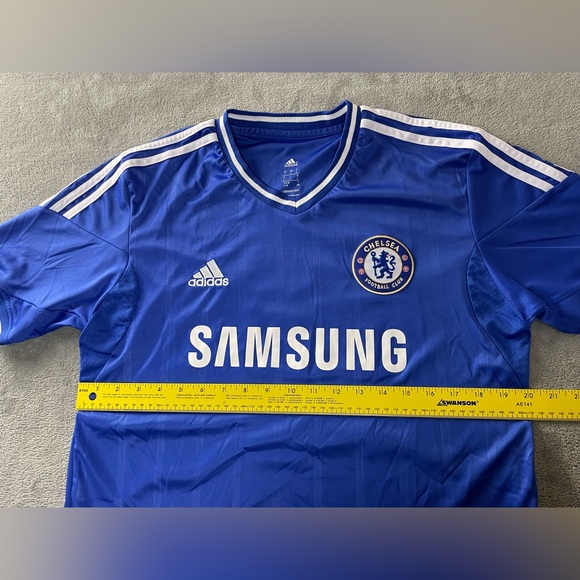 Adidas Chelsea Mens Soccer Football Jersey Size L Sportswear Climacool #17 - Picture 9 of 16